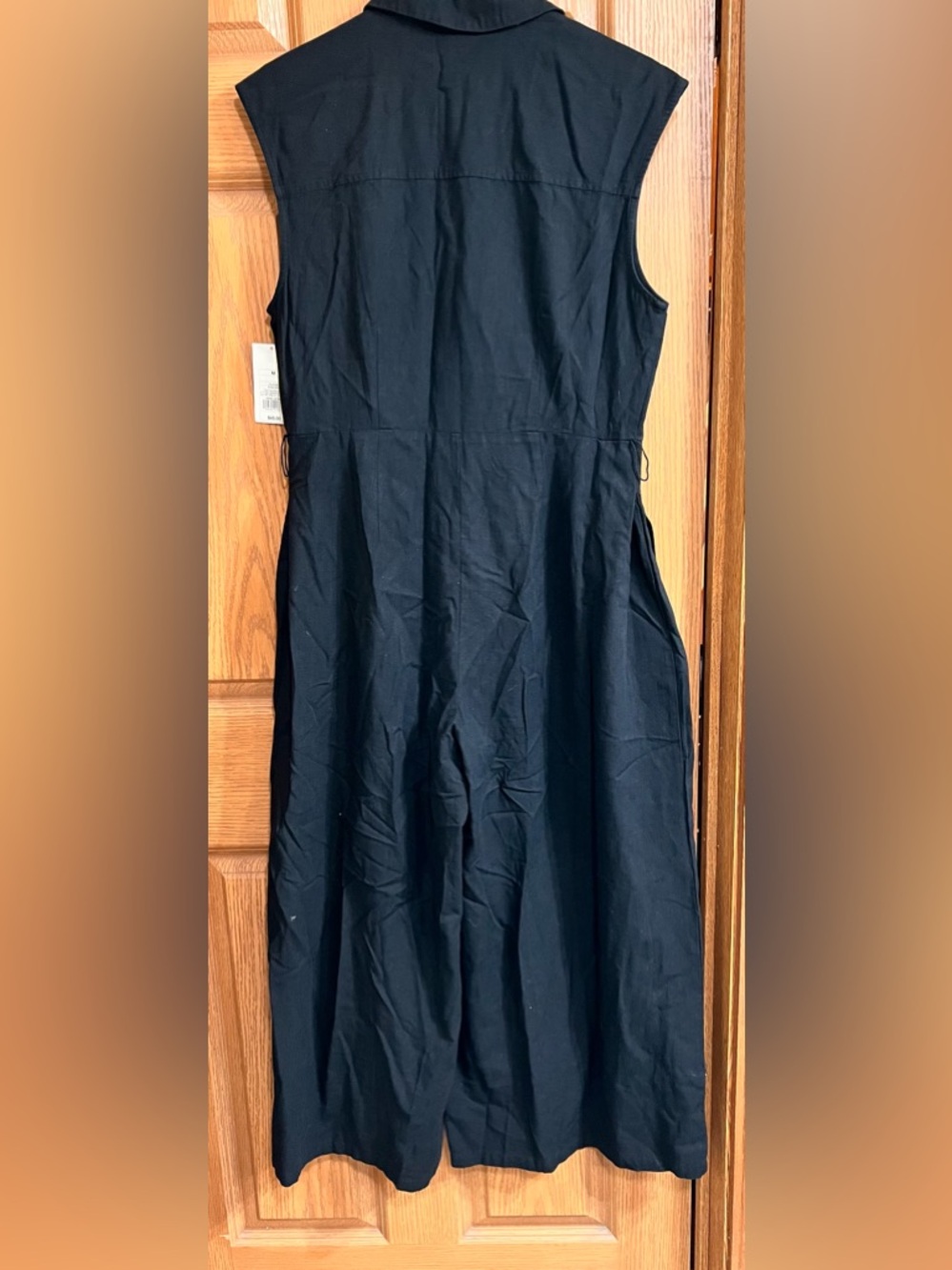 a new day Black Sleeveless Wide-Leg Jumpsuit #130B - Picture 5 of 9